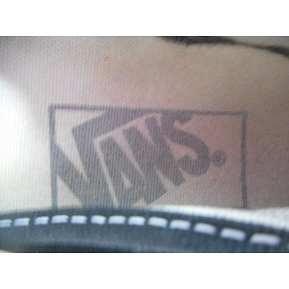 Vans Unisex Lace Up Low-Top Black Canvas Casual Sneaker Mens 6 Womans 7.5 - Picture 5 of 8